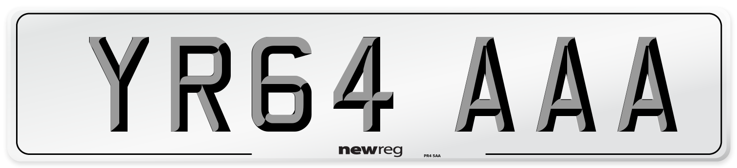 YR64 AAA Number Plate from New Reg